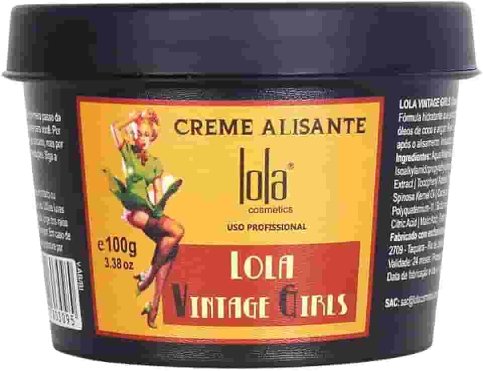 Hair Vintage Girl Creme Alisante 100g , Lola Cosmetics