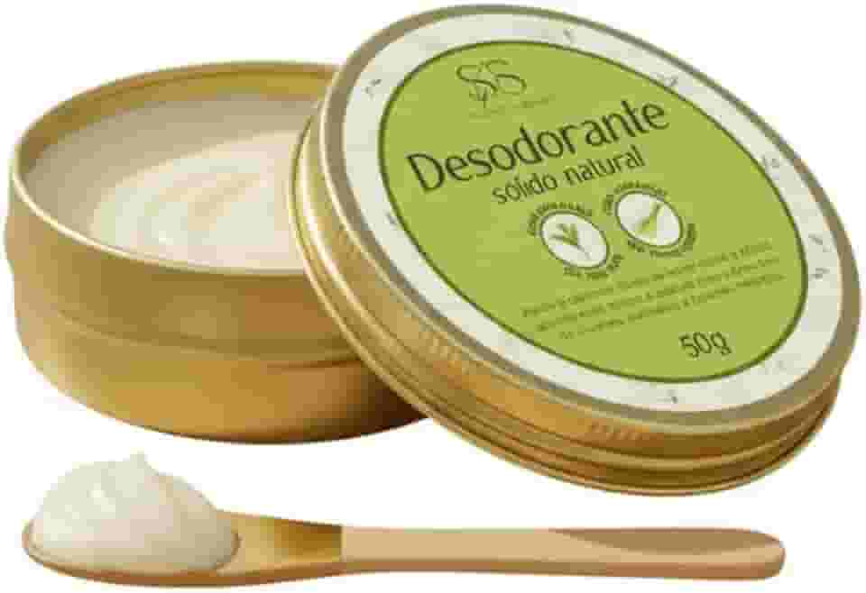 Desodorante Sem Alumínio com Óleos Essenciais e Argila Branca Clareador Anti Odor - Senhor Saboeiro 50g