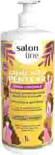 Salon Line, Creme de Pentear, Super Controle, Vegano - Para Cabelos Ondulados, Cacheados e Crespos, 1 L
