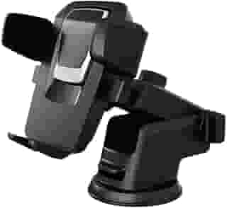 Suporte Veicular Universal para Celular GPS Giratório 360° Ventosa Ultra Forte com Trava Automática e Antivibração Fixa Painel Vidro de Carro Anti-Queda Waze Uber e Táxi Premium (Preto)