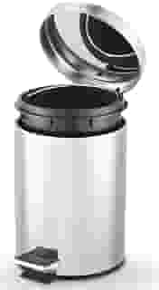 Lixeira Redonda em Aço Inox 5 litros com pedal emborrachado - Powermaid