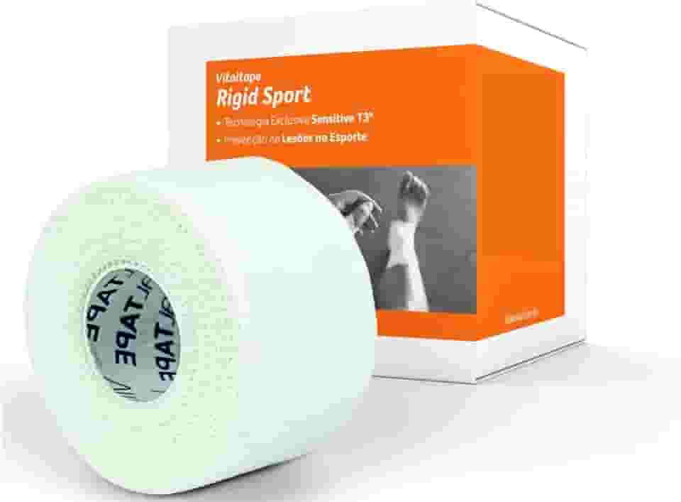 Fita Bandagem Adesiva Para Dedos Mãos Jiu-jitsu Branca Tape Rolo 3,8cmx10m