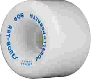 Powell Peralta Rodas de skate brancas Rat Bones 60 mm 90A (conjunto com 4)