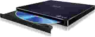LG Gravador de DVD Electronics 6X Blu Ray 8X +/- RW USB 2.0 Super Multi Ultra Slim Portátil com Suporte M-DISC (Preto) WP50NB40