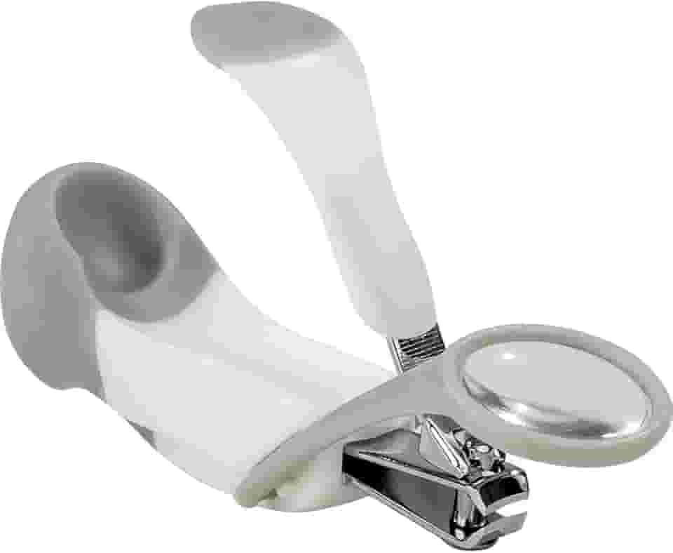 Buba Cortador De Unhas Com Lupa Baby Branco