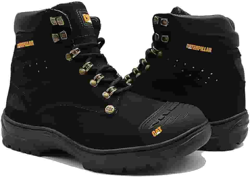 Bota Coturno em Couro Legítimo e Biqueira