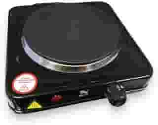 Fogão Cooktop Elétrico De Mesa 1 Boca Futuro casa 1000 Watts 220v. (PRETO)