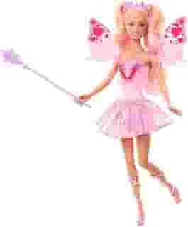 Barbie Fantasía Boneca Fada Cores Mágicas para crianças a partir de 3 anos