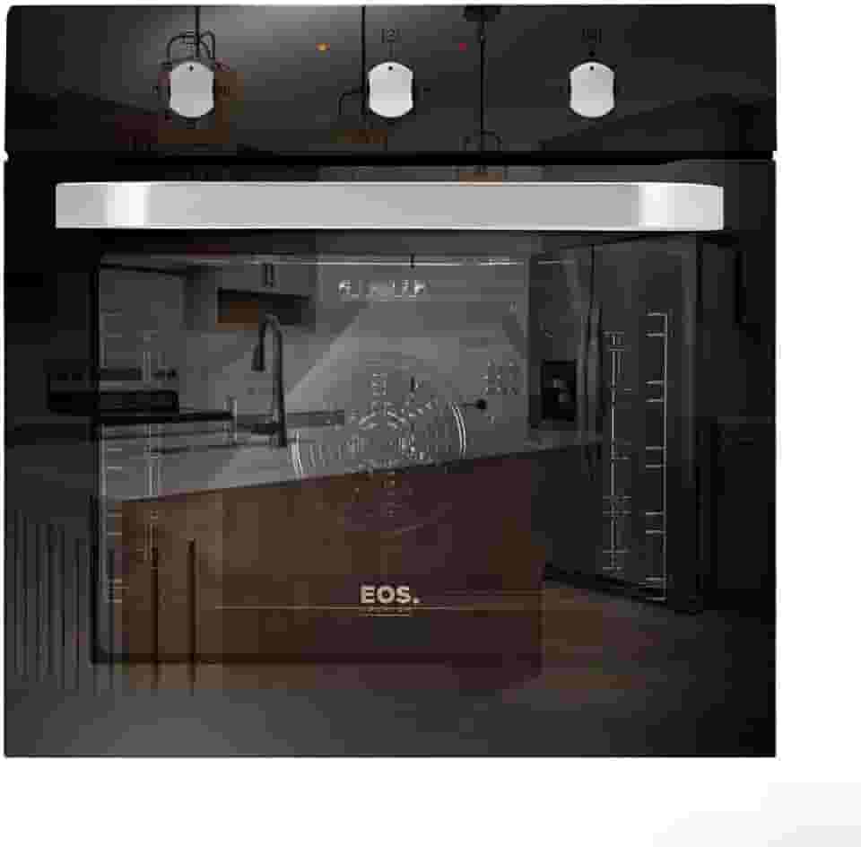 Forno Elétrico de Embutir Eos 65 Litros Convection Porta de Vidro Preto Espelhado Efe651ece 220v