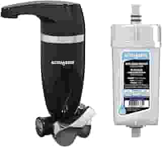 Filtro Purificador de Água Acqua Premium Single 1/4 de Volta de Parede + 1 Refil (Preto)