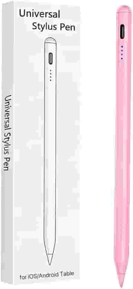 Caneta Stylus Android para Samsung Galaxy Tab A9/A9Plus/A8/A8plus/A7/A7lite Tablet S Pencil Touchscreens Stylists Pen (rosa)