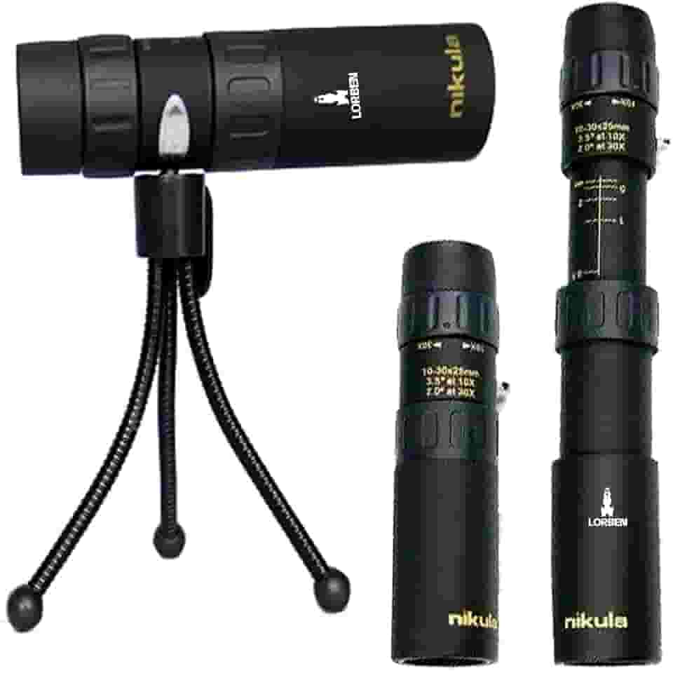 Monóculo Luneta 10-30x25 Profissional Tático Telescópio GT423 - Lorben