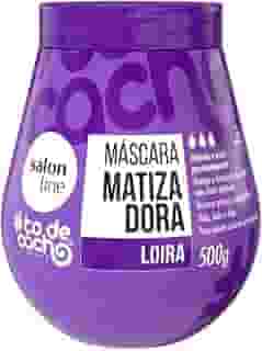 Salon Line, Máscara Matizadora, ToDeCacho, Loiros Liberado, Vegano - Para Cabelos Ondulados, Cacheados, Crespos e Crespíssimos, 500 g