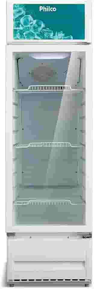 Expositor Vertical Philco 309 Litros Porta de Vidro Branco PRE319 – 127 Volts