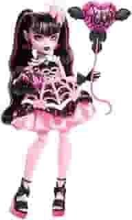 Monster High Boneca Aniversário Draculaura 1600 Draculaura para crianças a partir de 4 anos