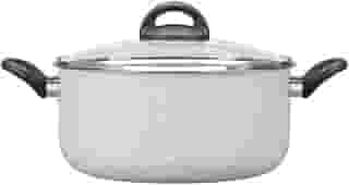 Brinox - Caçarola com Tampa 24Cm 4,5L Ceramic Life Suprema - Vanilla