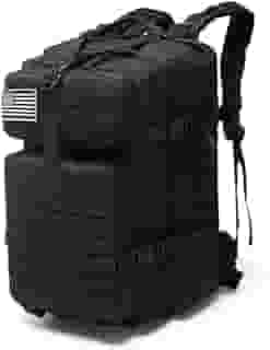 Mochila Tática Militar 50 Litros Com Compartimento Para Notebook E Abertura Nas Costas Material Reforçado E Diversas Divisórias
