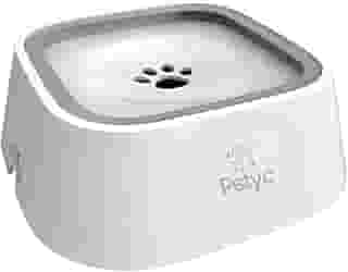 Bebedouro Automático Pelo Seco 1L PETYC Sistema Anti-Respingo, 20x8 cm, Produto Petshop Raças de Pelo Longo (Branco)