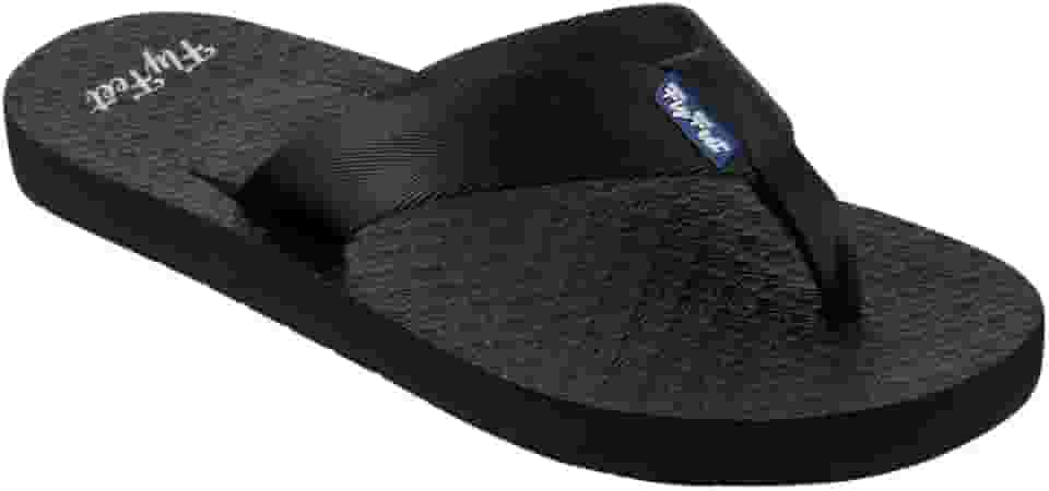 Sandália Ortopédica Fly Feet Masculina, Ortho Pauher, Preto, 37/38