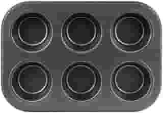 Forma Antiaderente Multiuso para Cupcakes, Muffins e Petit Gateau – 6 Cavidades