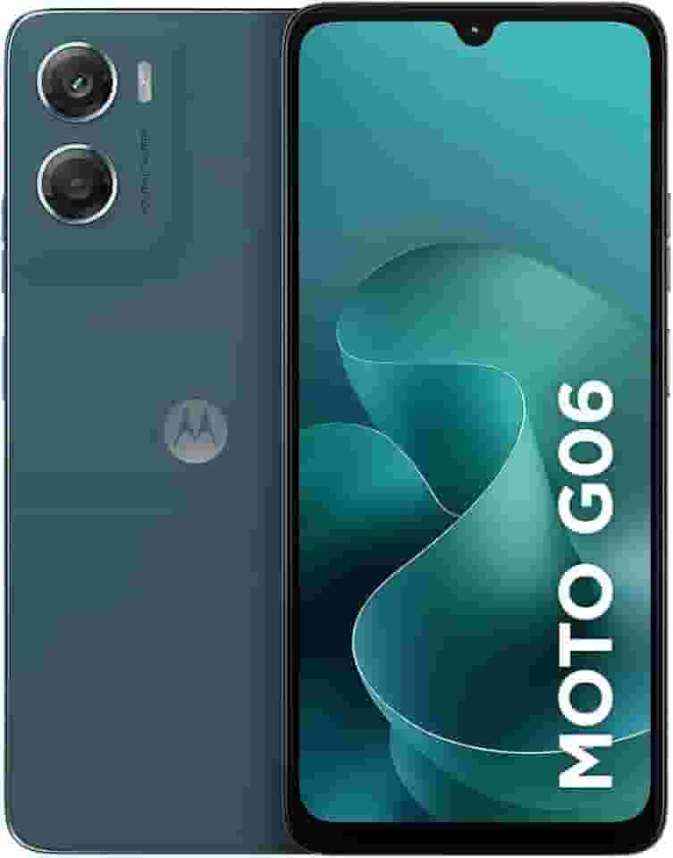 Smartphone Motorola Moto g06-128GB 12GB (4GB RAM + 8GB Ram Boost) e Camera 50MP com AI Bateria de 5200 mAh Tela 6.9" - Azul Marinho