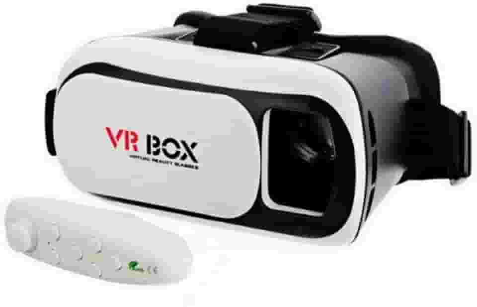 Óculos 3D VR Box Realidade Virtual com controle Bluetooth 2.0