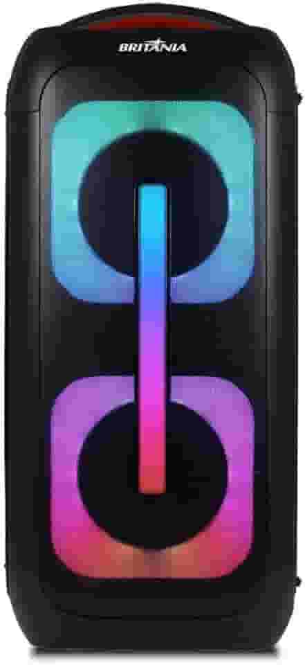 Caixa de Som Amplificada Britânia 650W Flash Lights BCX6801 Bivolt