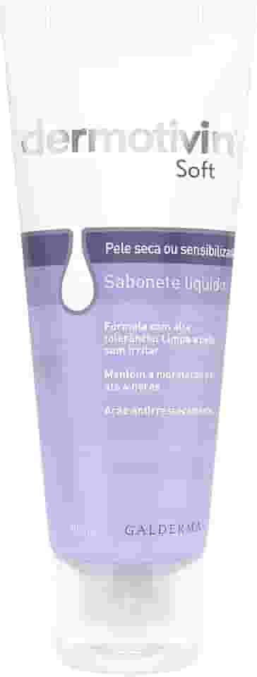 Dermotivin Sabonete Líquido Facial Pele Seca Ou Sensibilizada Soft 70ml