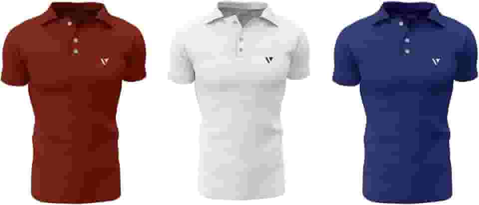 Kit 3 Camisas Gola Polo Voker Com Proteção Uv Premium