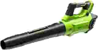 SEYVUM Soprador de folhas de 40 V sem fio – 600 CFM 165 MPH, soprador de folhas elétrico para cuidados com o gramado com alça de ombro – Modo de 3 velocidades para sopro de folhas/poeira/neve, apenas