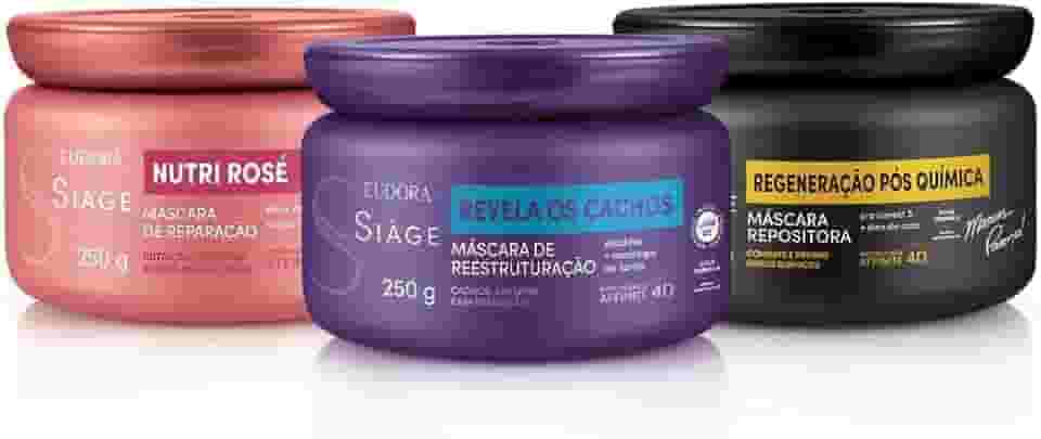 Eudora Kit Siàge Cronograma Capilar para Cabelos Cacheados (3 itens)