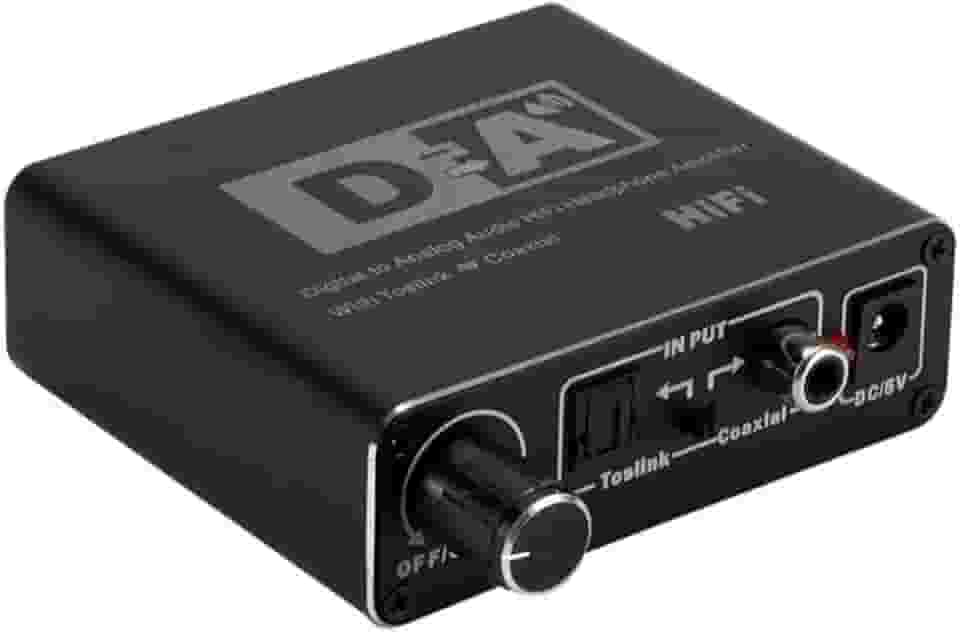 Conversor Áudio Optico Digital P/Analógico Rca P2 C/volume