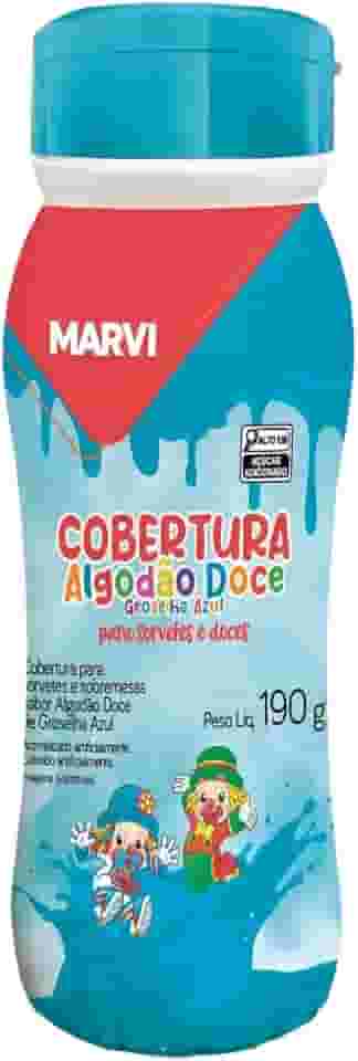 Cobertura Para Sorvete Sabor Algodão Doce Marvi 190g