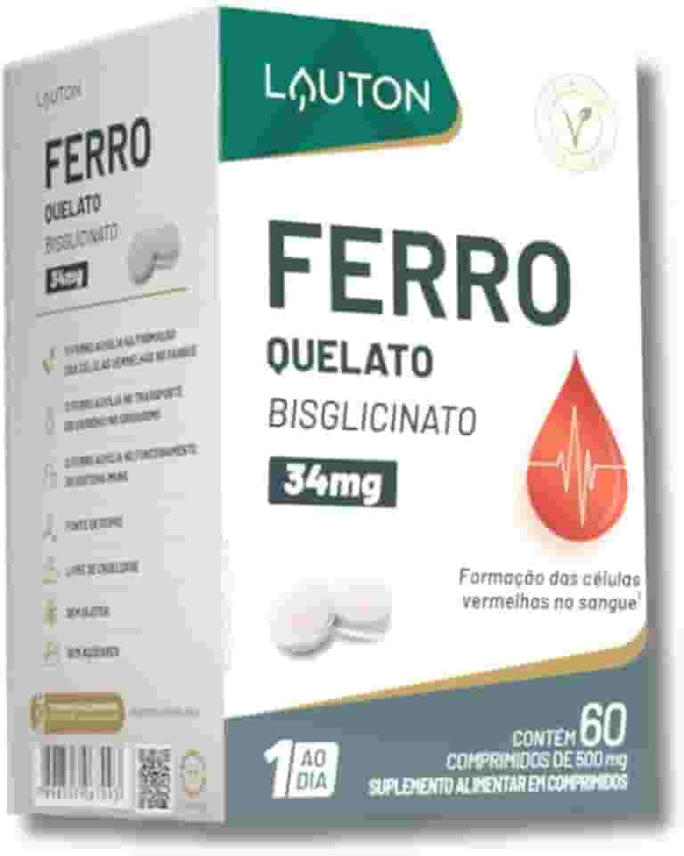 Ferro Quelato 34mg (Clinical Series) 60 Cps - Lauton