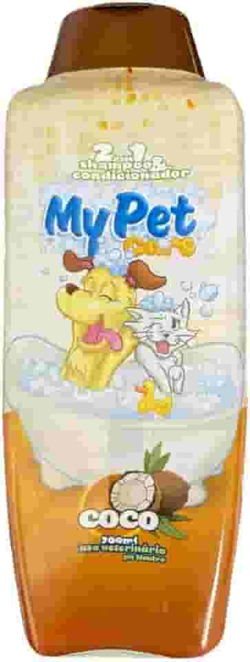 My Pet Brasil Coco - Shampoo e condicionador para cachorros, 2 em 1, 700ml