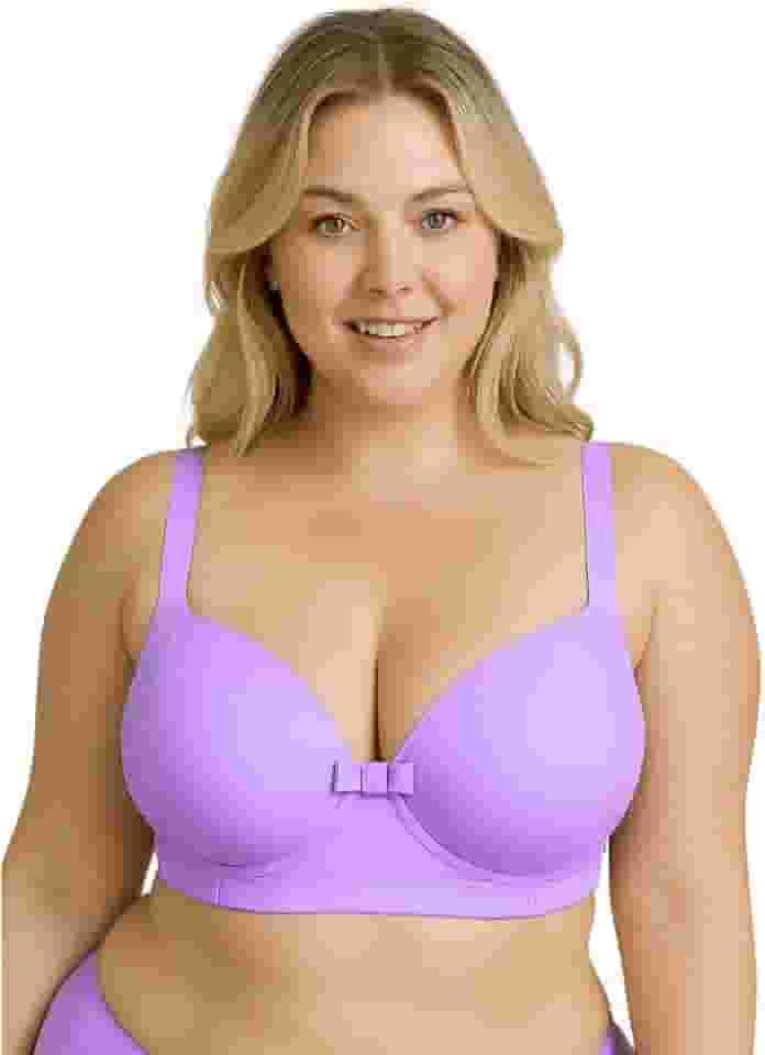 Sutiã Plus Size Bojão Soutien Reforçado Alça Sustentação Rendão