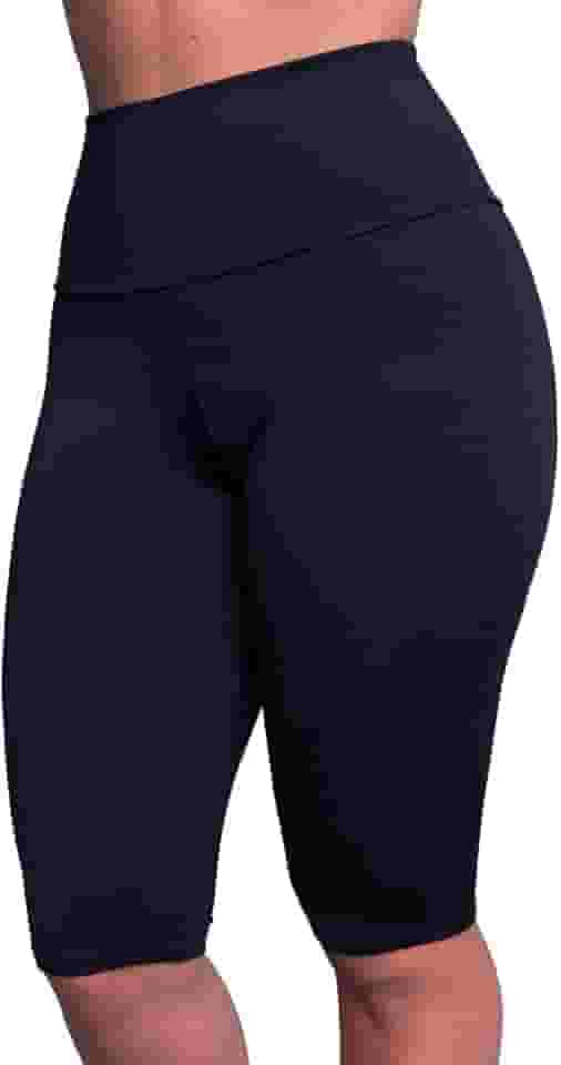 Bermuda Suplex Longa Lisa Moda Fitness Feminina Academia Ciclista