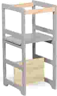 Torre De Aprendizagem Montessoriana Regula Altura Criança