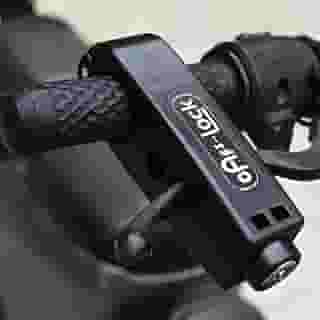 Trava de Segurança Antifurto Universal para Moto Manete e Guidão Caps Lock, Múltiplas Cores Disponíveis