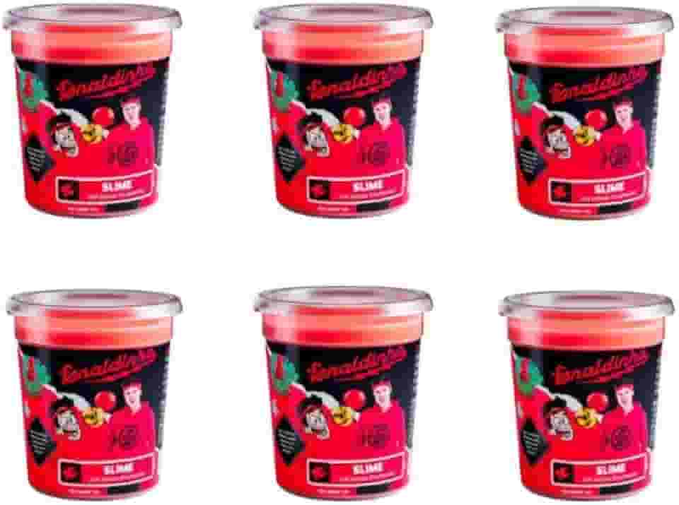 Lojas Q2 Enaldinho Kit 6 Slimes Gelastica Com Bolinha Surpresa