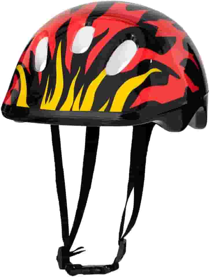 Capacete Infantil Chamas, Vermelho