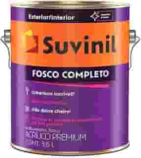 Tinta Suvinil acrilico fosco completo 3,6L - Branco Neve - 53398916
