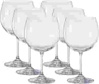 Jogo de 6 Taças para gin tonica Anna em cristal ecológico 600ml A19cm