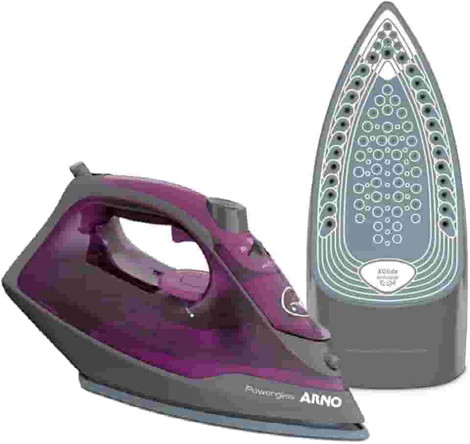 Ferro a Vapor Arno Powergliss com Base Cerâmica Xglide, 1520W, Roxo, FPO1 110V