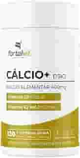 CÁLCIO + D3 K2 MK7-120 Cápsulas, Longa duração: 2 Meses de Uso - Cálcio Elementar (400mg) Vitamina D3, Vitamina K2-MK7, Fortalvit