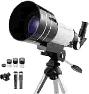 Telescópio Astronômico Monocular F30070M com Tripé Ajustável