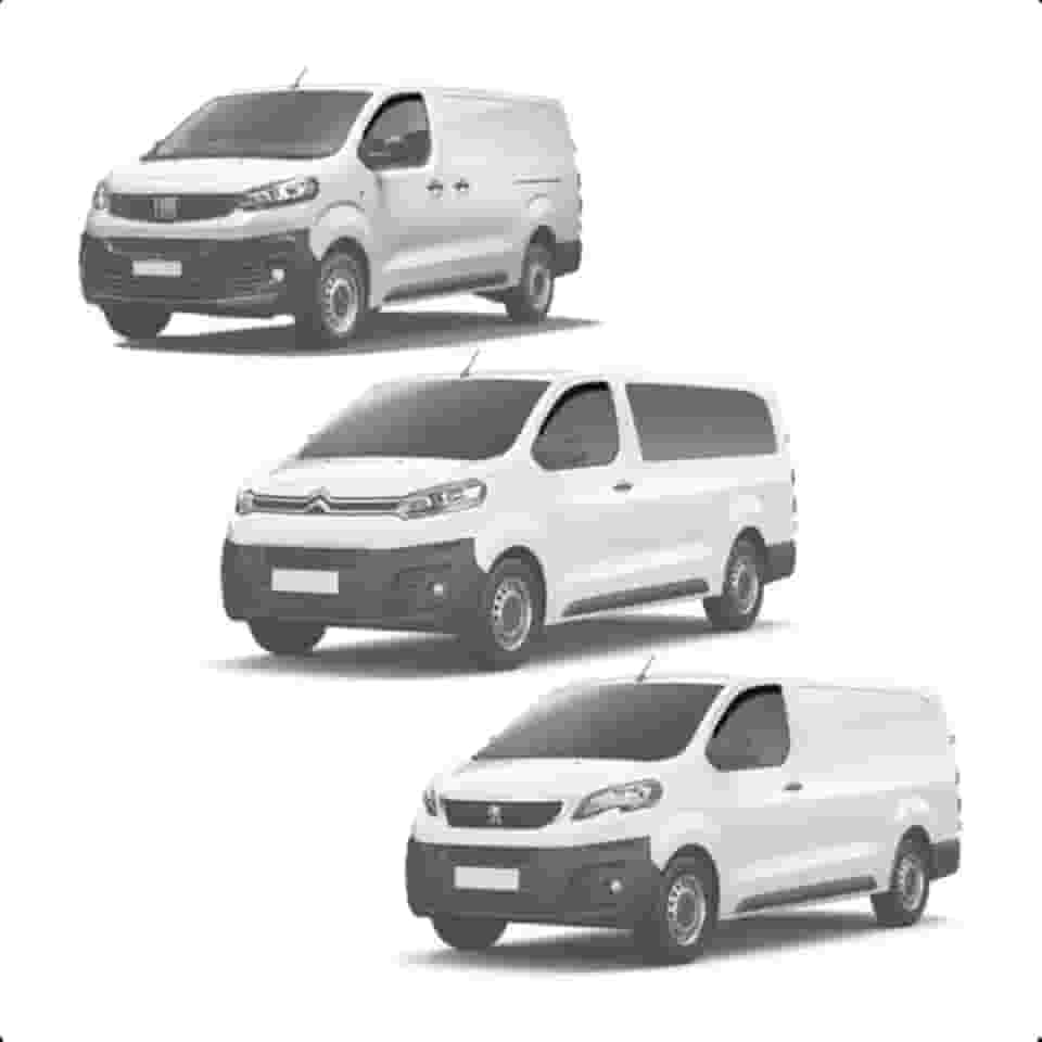 CALHA DE CHUVA (DEFLETOR) PEUGEOT EXPERT - CITROEN JUMPY - FIAT SCUDO - A PARTIR DE 2018-2P - TG POLI 20.010