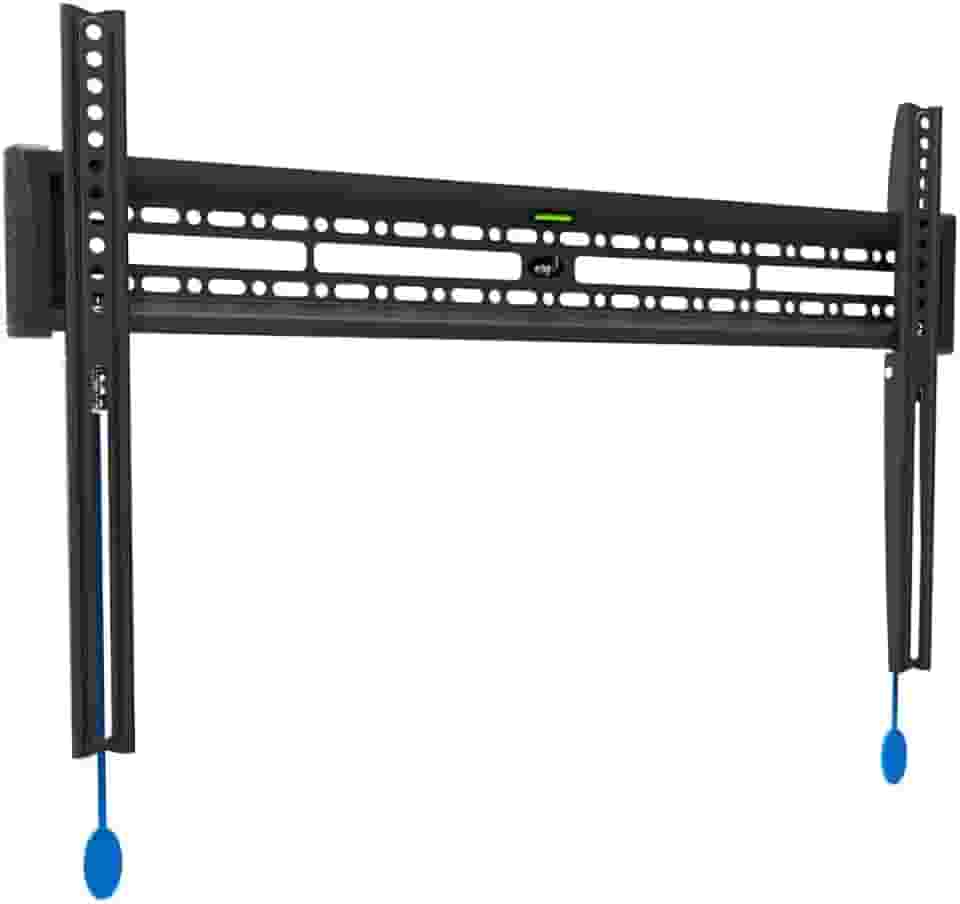 ELG, E600, Suporte Fixo de Parede para Televisão ou Monitor, de 32" a 86", Compatível com Telas Curvas e Planas, Feito em Aço Carbono,, Suporta Até 50kg, Preto