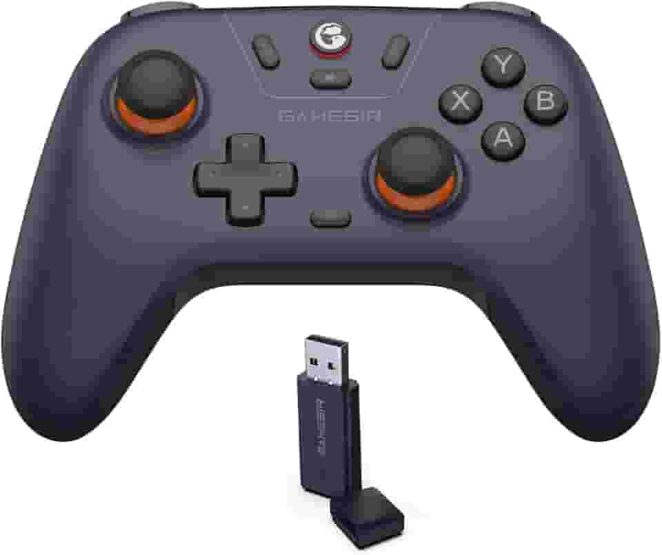 GameSir Nova Lite Controller for PC, Steam, Switch, iOS and Android devices, Wireless Gaming Gamepad with Hall Effect Joysticks, Turbo Function （dark purple)