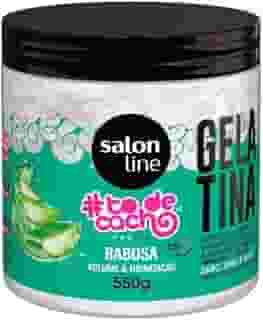 Salon Line, Gelatina Capilar, ToDeCacho, Babosa, Volume e Hidratação, Vegana - Cabelos Ondulados, Cacheados e Crespos, 550 g